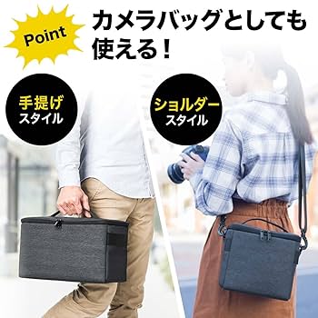 撥水加工のショルダータイプカメラバッグ サイドアクセス付き Amazon.co.jp: サンワダイレクト カメラバッグ インナーバッグ